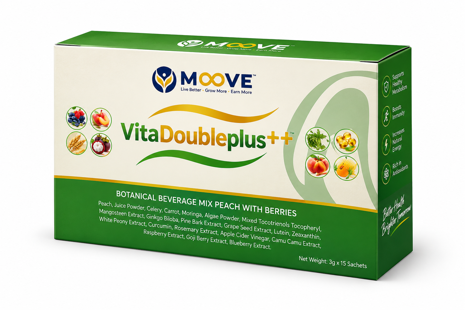 VitaDoubleplus++ box of 15 sachets